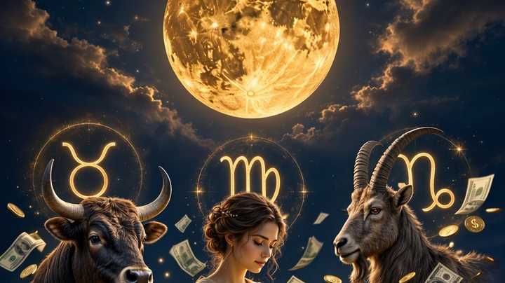 Estos 3 signos zodiacales llenarán sus bolsillos de dinero en Luna llena del Cazador de octubre | Terra México