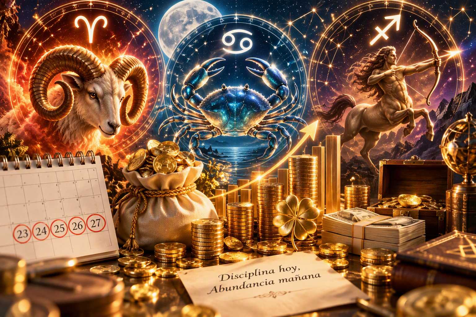 Durante el periodo del 23 al 27 de mayo, algunos signos del zodiaco experimentarán un incremento significativo en sus ingresos debido a una inesperada racha de buena suerte. | Terra Horóscopos